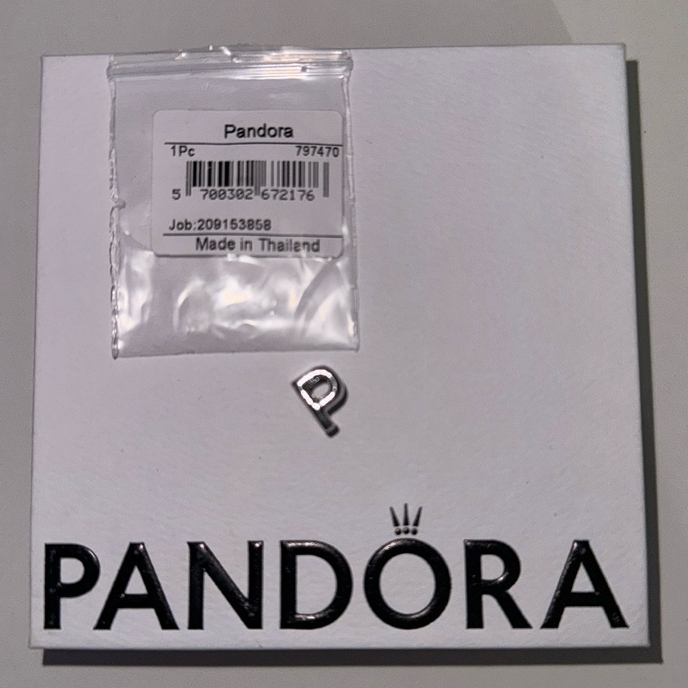 Pandora Script Alphabet Dangle Charm - image 2